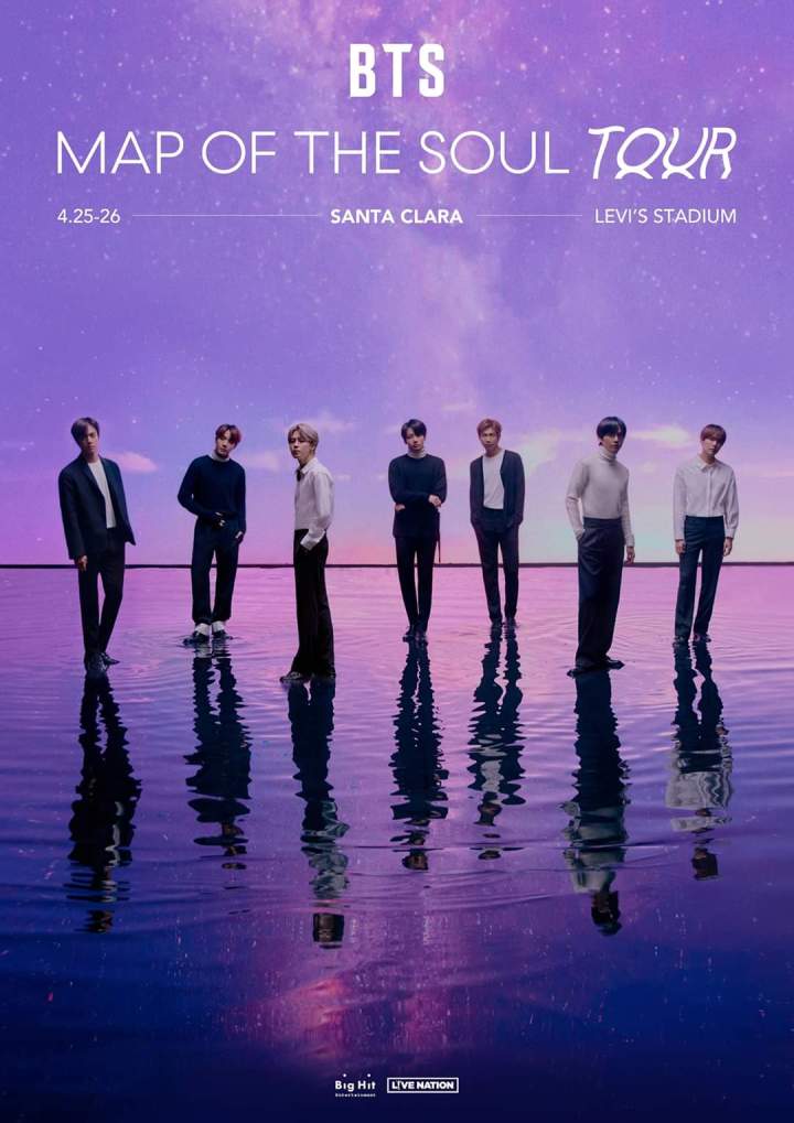 BTS is coming to Levi's Stadium from April 25-26 on their MAP OF THE SOUL  TOUR!